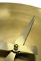 Wallity Reloj de Pared Decorativo de Metal Dorado